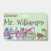 Badge Frog-et-It ! Livre d'histoire Lecture Frog (Back)