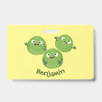 Funny Brussels sprouts légumes caricature