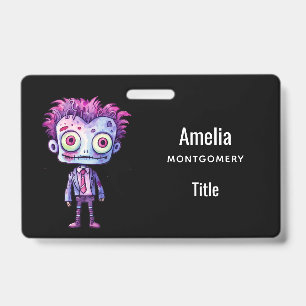 Badge Funny Frankenstein Monster Halloween Fun
