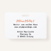 Badge Für Doggen Aussteller (Dos)