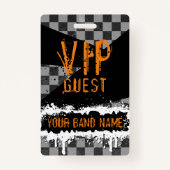 Badge Fusion sur bande personnalisée VIP Lanyard Punk Ro (Dos)