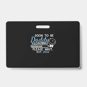 Badge Futur Papa 2022 Première Fête des Pères