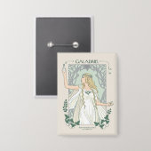 Badge Galadriel Lumière de Valinor Graphique (Recto/Verso)