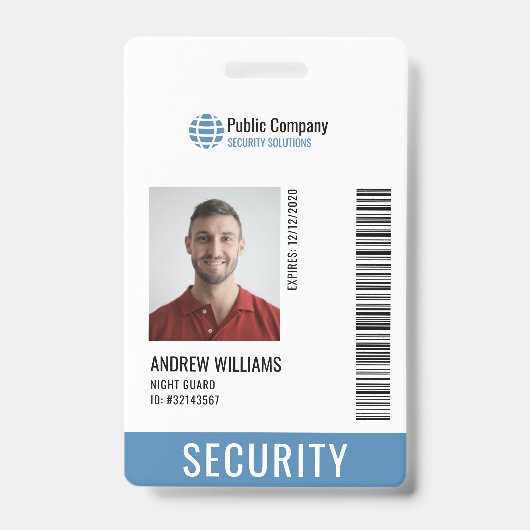 Badge Garde de la compagnie de sécurité moderne #Demande (Face)