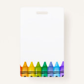 Badge Garde d'enfants Enseignant principal - Carte d'ide (Dos)