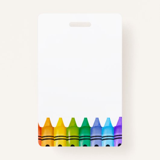 Badge Garde d'enfants Enseignant principal - Carte d'ide (Dos)