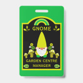 Badge Garden Center Gnome (Arrière)