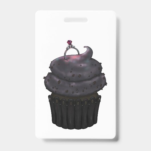 Badge Gâteau de fiançailles sucré (Avant)