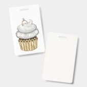 Badge Gâteau de fiançailles sucré (Avant & arrière)