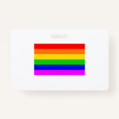 Badge Gay Rainbow Transgender Rainbow Flag (Dos)