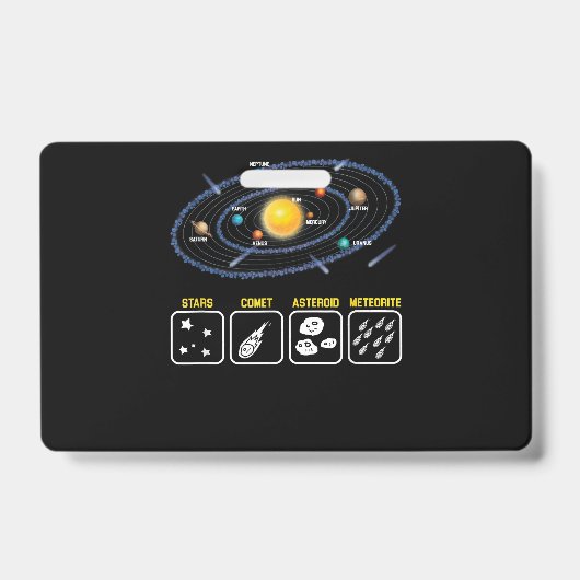 Badge Géek d'astronomie Galaxie Science Espace Spatial S (Avant)