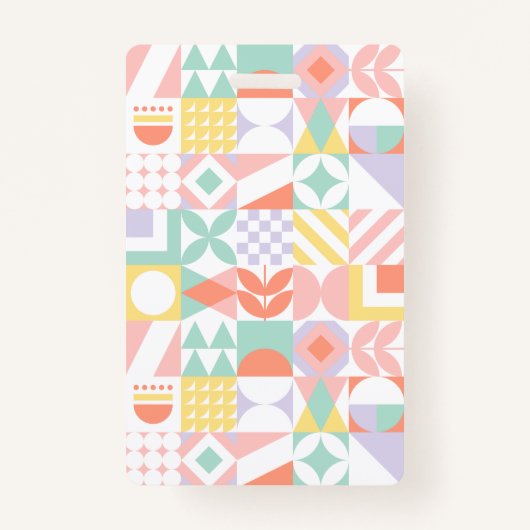 Badge géométrique n° 32 (Devant)