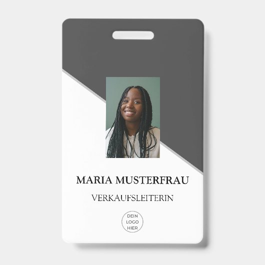 Badge Gestalte Deinen Eigenen Ausweis Vorlage (Avant)