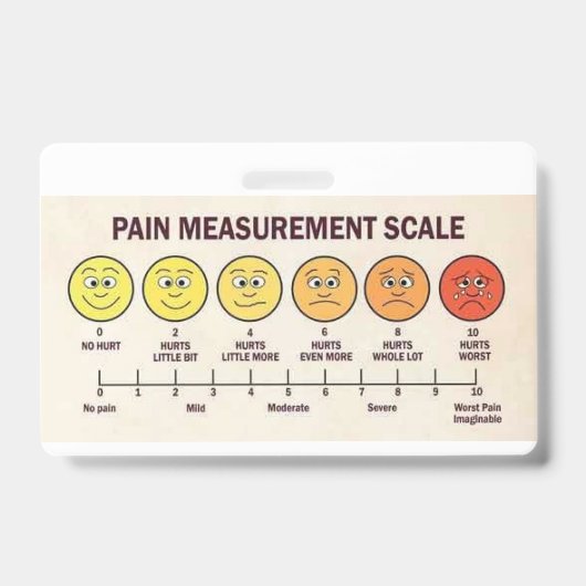 Badge Gestion de la douleur (Avant)