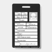 Badge Gestionnaire K9 (Arrière)