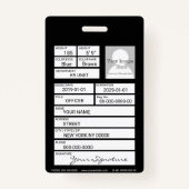 Badge Gestionnaire K9 (Dos)