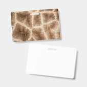Badge Girafe (Avant & arrière)