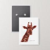 Badge giraffe button (Recto/Verso)
