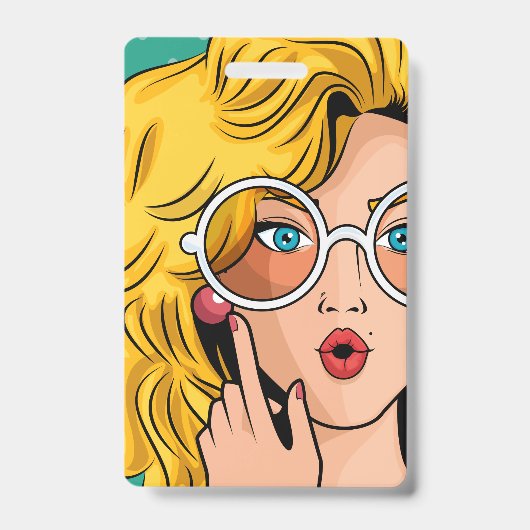 Badge Girl #1 (Front)