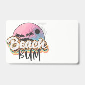 Badge Globe-trotteur de plage (Avant)