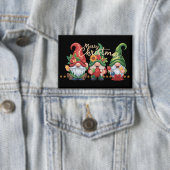 Badge Gnome Noël Gnome Joyeux Noël Noël Noël (Insitu)