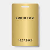 Badge Gold All Access Event Pass (Dos)