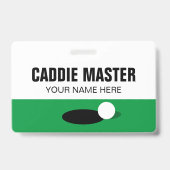 Badge Golf Caddie Master clip réversible sur l'insigne d (Back)