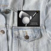 Badge Golf de texte personnalisé (Insitu)