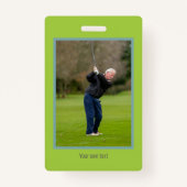 Badge Golf Event club golfeur participation (Dos)