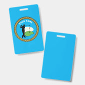 Badge Golf - Naam toevoegen - Golfer (Voor- en achterkant)