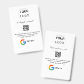 Badge Google examen logo de l'entreprise Analyser QR exa (Avant & arrière)