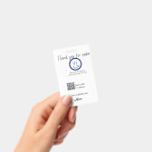 Badge Google review business logo website scan QR code (Manuel / portable)