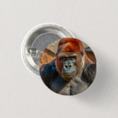 Badge: gorilla ronde button 3,2 cm (Voorkant /achterkant)