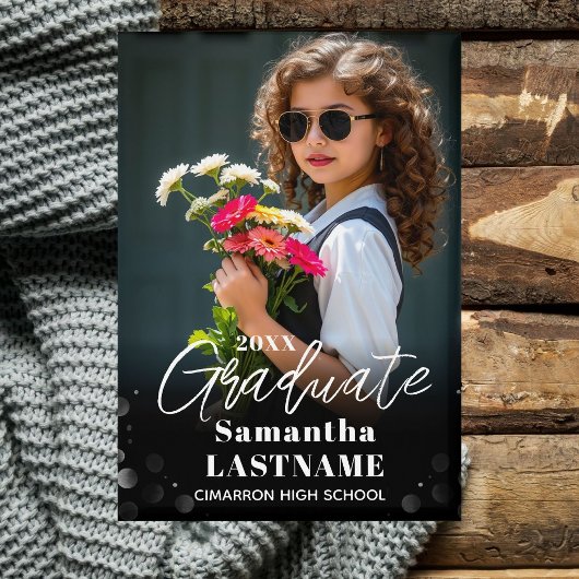 Badge Graduation Commencement Party Selfie Button