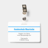 Badge Grand Danois (Arrière avec clip)