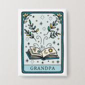 Badge Grand-père du Baby shower Tarot (Recto)