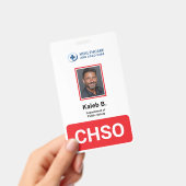 Badge Grande Identification Photographique de Sécurité P (Manuel / portable)
