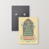 Badge Graphisme de cookie à HOGWARTS™ pour Noël (Recto/Verso)