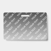 Badge Gray (changeable color) Ombre & Text Pattern (Avant)
