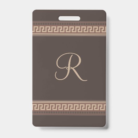 Badge Greek Key (Avant)