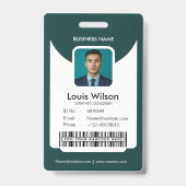 Badge Green | Sécurité de l'entreprise - ID employé pers (Avant)