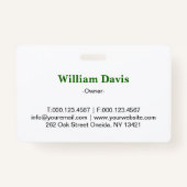 Badge Green Tree Grass Landscaping Service Business (Dos)