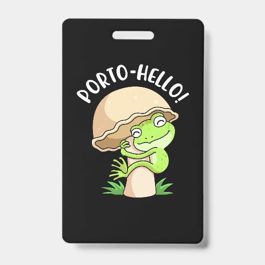 Badge Grenouille Et Champignon (Avant)