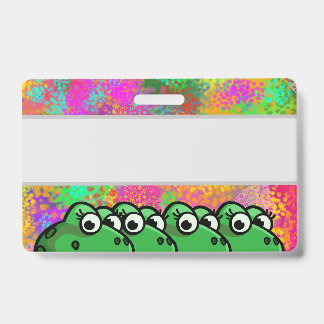Badge Grenouilles souriantes