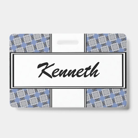 Badge Grille de cercle délavé par Kenneth Yoncich (Avant)