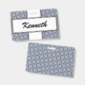 Badge Grille de cercle délavé par Kenneth Yoncich (Avant & arrière)