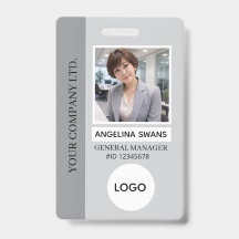 Gris | Logo employé photo