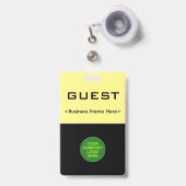 Badge "GUEST" de base (Avant avec rétractable)