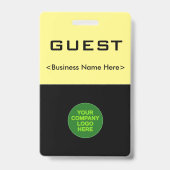 Badge "GUEST" de base (Arrière)