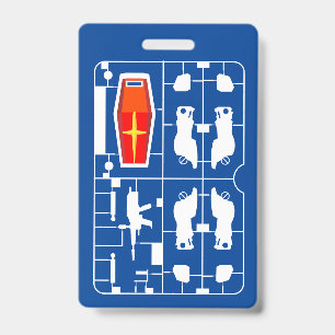 Badge gundam rx 78 amuro ray constructeur de gunpla cour